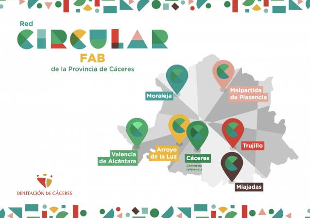 REDEX colabora con la Red Circular Fab de la Diputación de Cáceres. Nuevos espacios de emprendimiento e innovación abiertos a la población para que puedan inventar su empleo y forma de ganarse la vida.