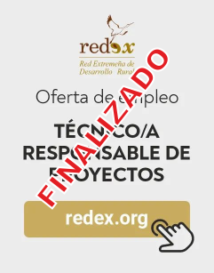Proceso selectivo, de un/una Técnico Responsable de Proyectos para REDEX (FINALIZADO) title=