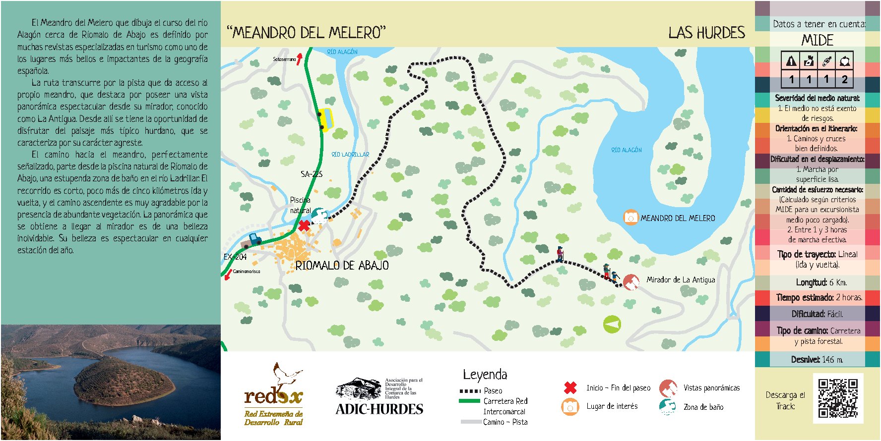 Meandro del Melero. Las Hurdes