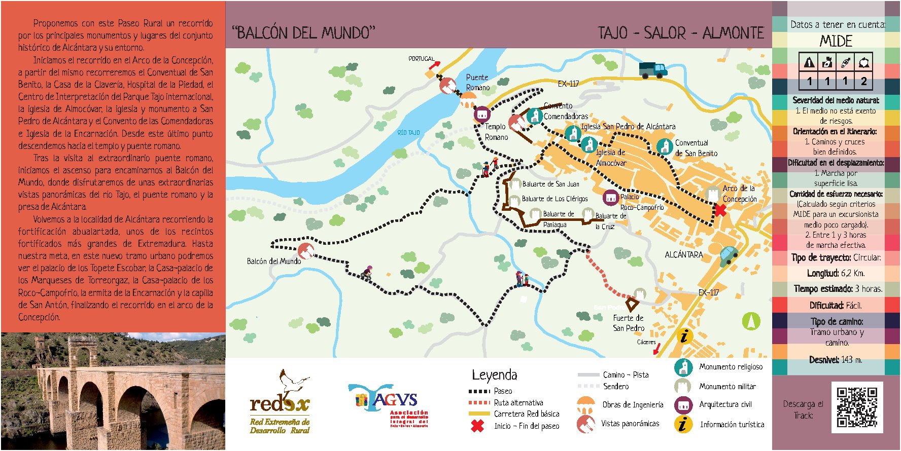 Balcón del Mundo. Tajo - Salor- Almonte