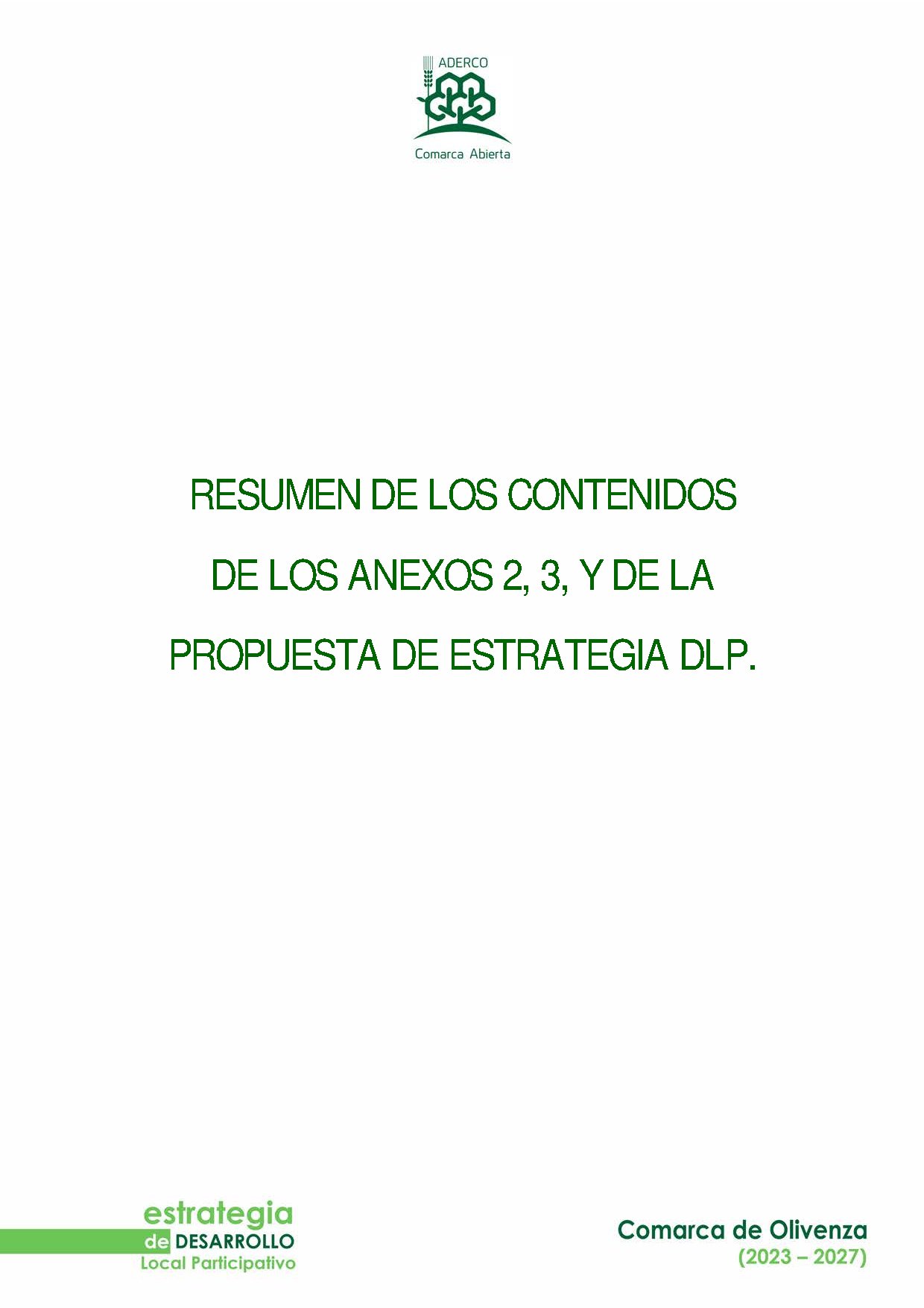 ADERCO - Comarca de Olivenza